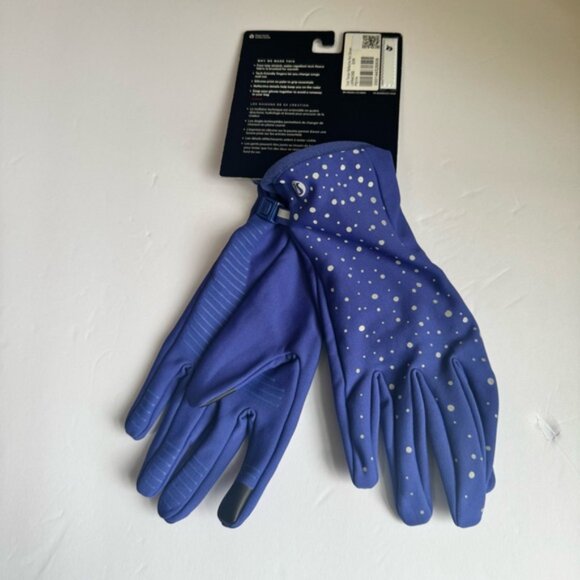 Lululemon NEW Run forItAll Reflective GlovesTech Water Repellent Fleece Stretch - Picture 3 of 16